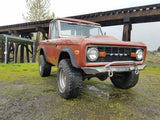 66-77 Ford Bronco TrailHorse Front Bumper w/ License Plate Holder