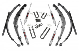 1977-1979 F250 / F350 4in Rough Country Lift Kit 4WD (Rear Springs)