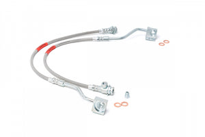 1980-1996 Bronco / F150 Extended Front Stainless Steel Brake Lines