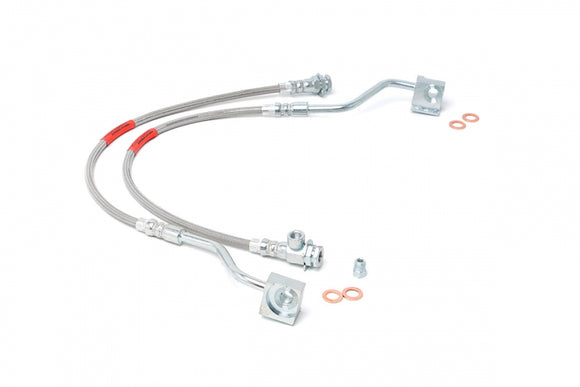 1980-1996 Bronco / F150 Extended Front Stainless Steel Brake Lines